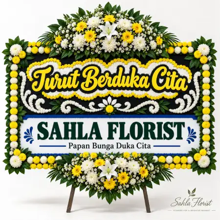 Papan Bunga Duka Cibubur