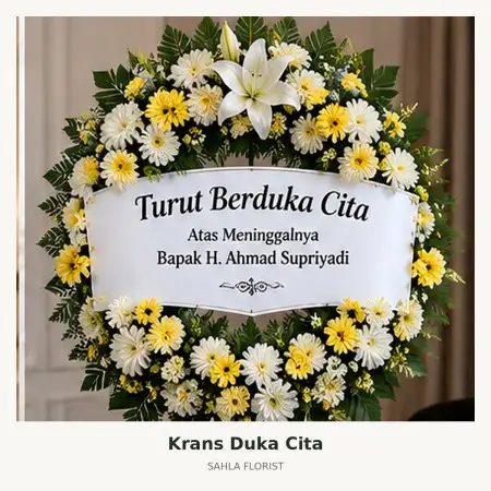 Krans Bunga Duka Cibubur